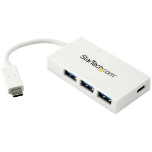 StarTech HB30C3A1CFBW ホワイト USB-C接続4ポート増設USB3.0ハブ｜sake-premoa