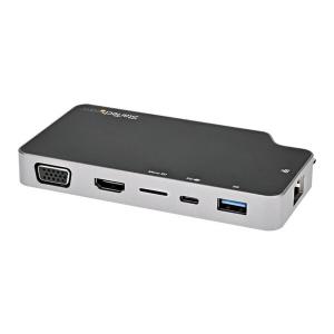 StarTech CDP2HVGUASPD マルチポートアダプター (USB-C接続/1画面/4K HDMIまたは1080p VGA/100W USB PDパススルー/2x 10Gbps対応USBハブ) メーカー直送｜sake-premoa