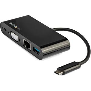 StarTech DKT30CVAGPD ブラック USB-C マルチポートアダプタ (ノートパソコン用)｜sake-premoa