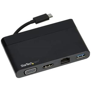 StarTech DKT30CHVCM USB Type-C マルチアダプタ HDMI/VGA対応 1x USB-A｜sake-premoa