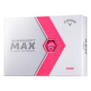 SUPERSOFT(スーパーソフト) MAX ゴルフボール 2023年モデル ピンク 1ダース(12個入り) キャロウェイ 日本正規品｜sake-premoa