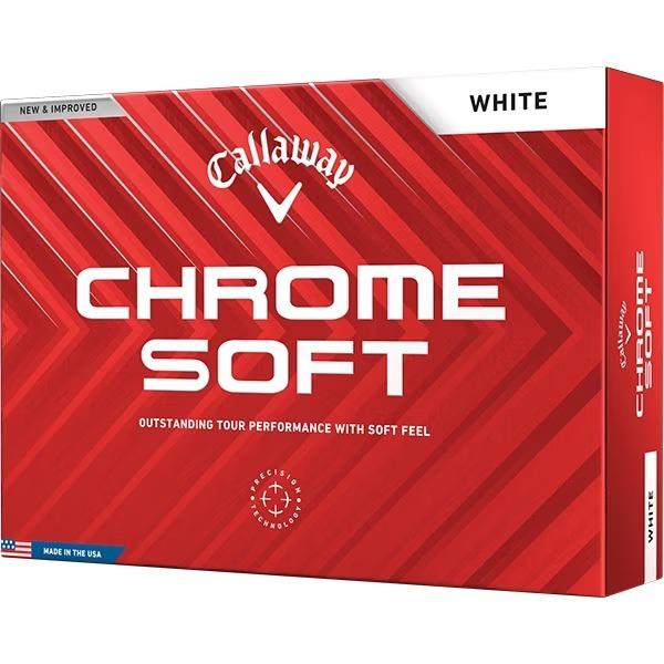 日本正規品 キャロウェイ CHROME SOFT(クロムソフト) ボール 2024年モデル ホワイト...