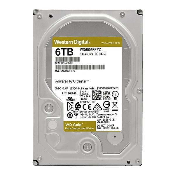 WESTERN DIGITAL WD6003FRYZ 3.5インチ内蔵HDD(6TB・SATA600...