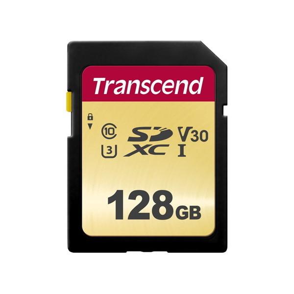 トランセンド TS128GSDC500S SDXCメモリーカード 128GB