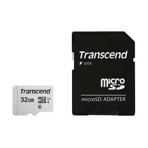 トランセンド TS32GUSD300S-A 32GB microSD w/ adapter UHS-I U1/A1｜sake-premoa