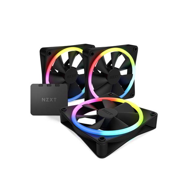 RF-D12TF-B1 NZXT F120 RGB DUO TRIPLE PACK &amp; RGB Co...