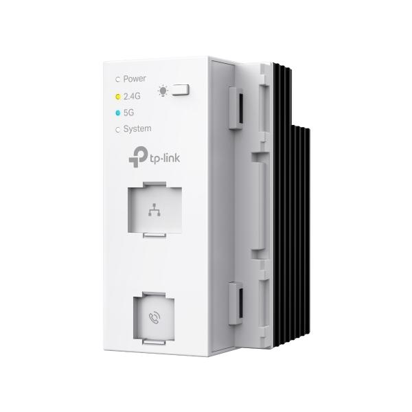 TP-LINK EAP655-WE-S AX3000 コンセント埋め込み型 Wi-Fi 6アクセスポ...