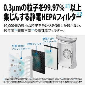 空気清浄機 シャープ FU-S50-W プラズ...の詳細画像3