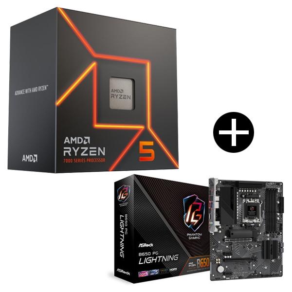 AMD Ryzen5 7600 With Wraith Stealth Cooler 100-100...