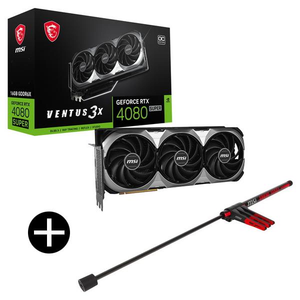 MSI GeForce RTX 4080 SUPER 16G VENTUS 3X OC ブラック グ...