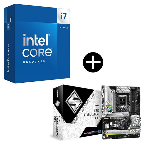 Intel Corei7-14700K CPU + ASRock Z790 Steel Legend...