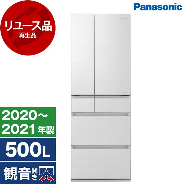 【再生品】 冷蔵庫 中古 500L パナソニック 観音開き 大容量 NR-F506HPX-W 202...