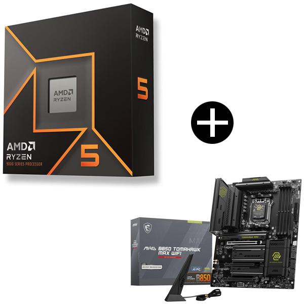 AMD Ryzen 5 9600X W/O Cooler WOF (6C/12T、3.9GHz、65...