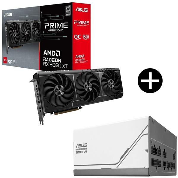 ASUS PRIME-RX9060XT-O16G PRIME グラフィックボード + AP-850G...