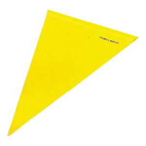 トーエイライト 学校体育器具 三角旗 黄 イエロー B2973Y Y