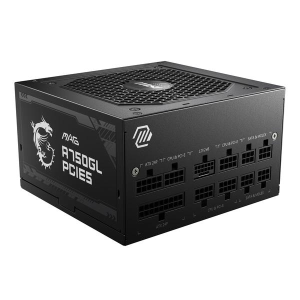 MSI MAG A750GL PCIE5 ATX電源ユニット (750W)