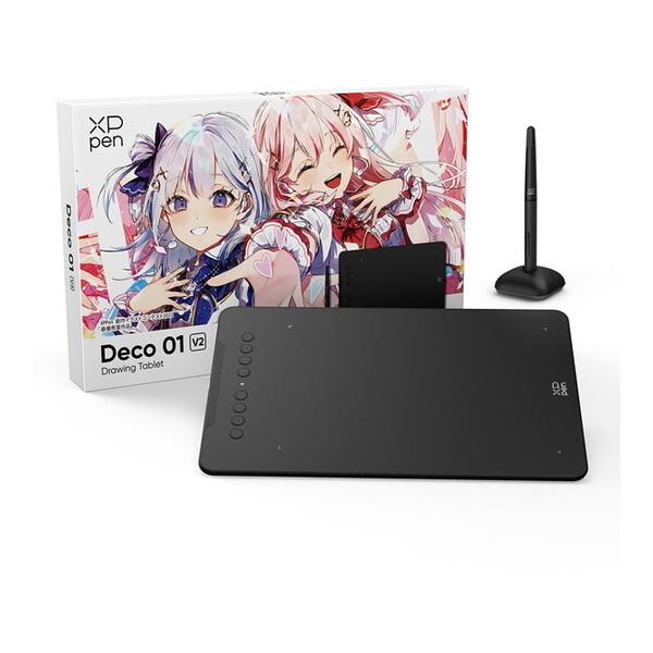 XP-PEN ITDT1060_JP ブラック Deco01V2 ペンタブレット