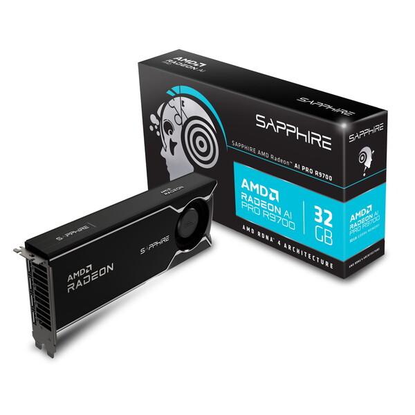 SAPPHIRE SAPPHIRE AMD RADEON AI PRO R9700 32G GDDR...
