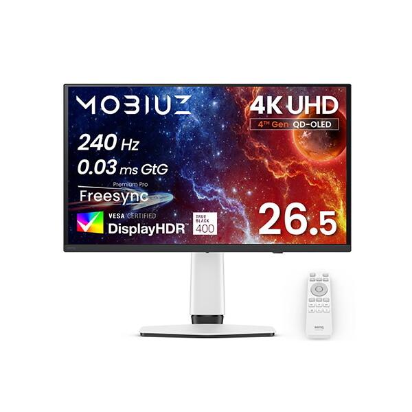 BENQ EX271UZ MOBIUZ 26.5型 4K QD-OLED モニター
