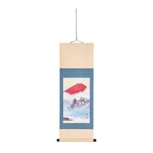 掛軸(尺幅) 「赤富士飛翔」 112879 鈴村秀山 : 総合通販PREMOA Yahoo