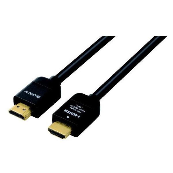 SONY DLC-HX20/C 黒 プレミアムHDMIケーブル イーサネット対応(2m)