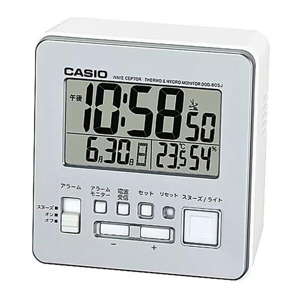 CASIO カシオ 目覚まし時計 電波置時計 電波時計 置時計 置き時計 クロック デジタル DQD...