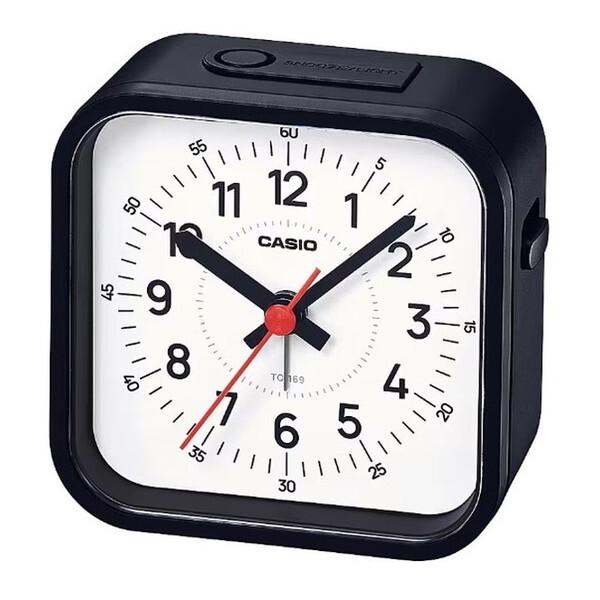 CASIO カシオ 目覚まし時計 置時計 置き時計 クロック アナログ TQ-169-1JF ブラッ...