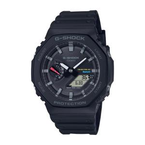 腕時計 時計 CASIO カシオ G-SHOCK メンズ GA-B2100-1AJF Gショック GSHOCK ジーショック ブラック 黒 ソーラー充電 スマホ オクタゴン 誕生日 プレゼント｜sake-premoa