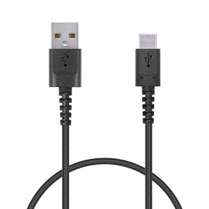 USBケーブル ELECOM エレコム MPA-ACS03NBK 高耐久USBケーブル タイプC 0.3m ブラック(黒)｜sake-premoa
