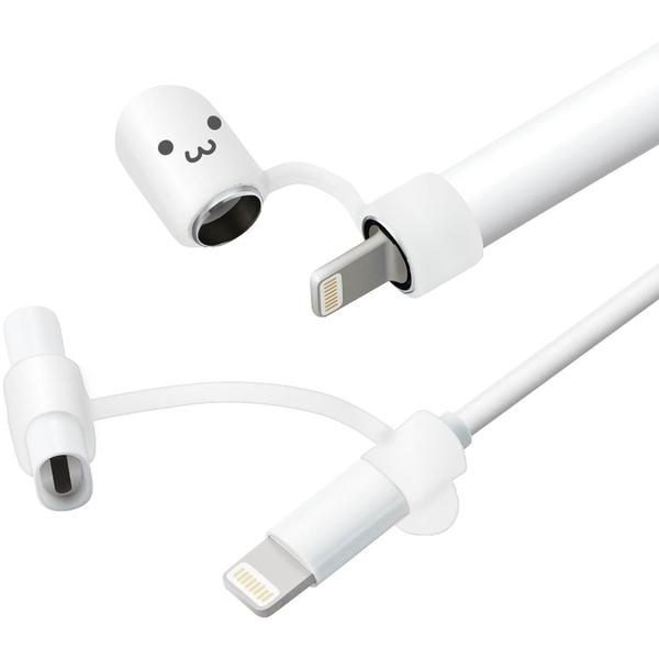 紛失防止キャップ ELECOM エレコム TB-APEACCWF アップルペンシル専用/充電アダプタ...