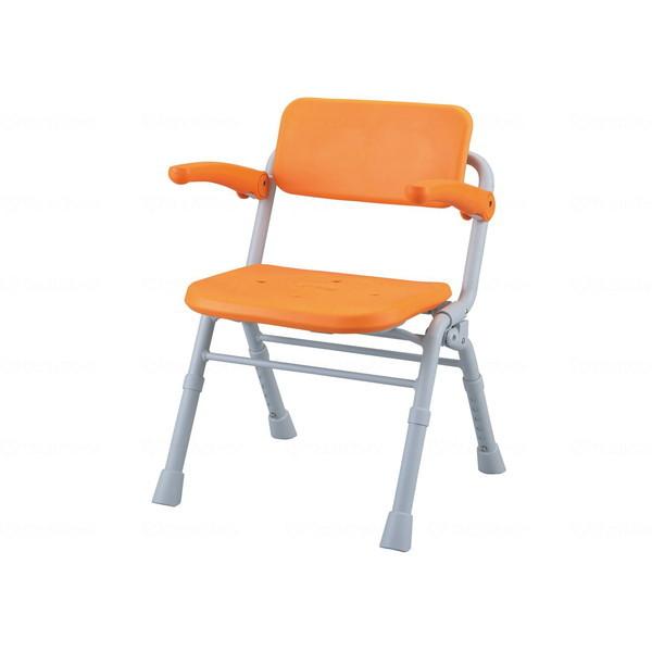 パナソニックエイジフリー シャワーチェア Air ワイドSPワンタッチおりたたみ オレンジ PN-L...