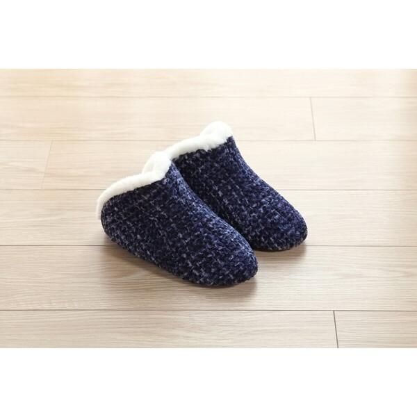 イケヒコ・コーポレーション 1260140190302 ルームシューズ スリッパ レディース ネイビ...