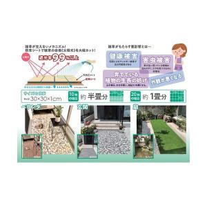 山善 防草シート付きテラコッタマットの詳細画像2