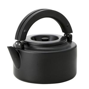 ケトル やかん フラットケトル CB JAPAN FK-22 ブラック 琺瑯 ホーロー 保温 おしゃれ 2.3L かわいい 茶こし付き
