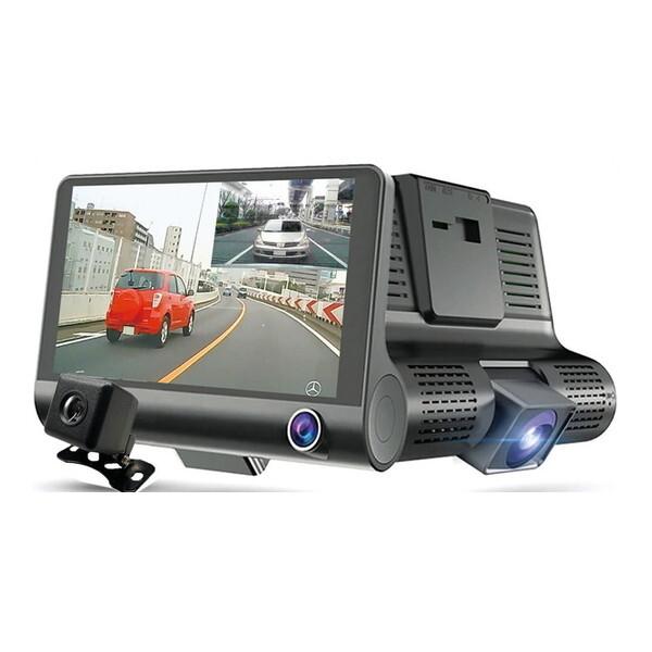 ファミリー・ライフ 3画面同時記録ドライブレコーダー(a31639) メーカー直送