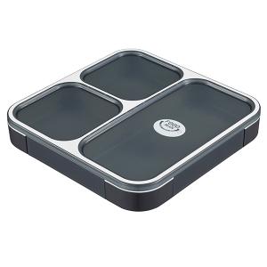 フードマン CBジャパン シービージャパン 薄型弁当箱 フードマン800 クリアブラック 弁当 弁当箱 ランチ 800ml ランチボックス