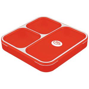 フードマン CBジャパン シービージャパン 薄型弁当箱 フードマン800 クリアレッド 弁当 弁当箱 ランチ 800ml ランチボックス