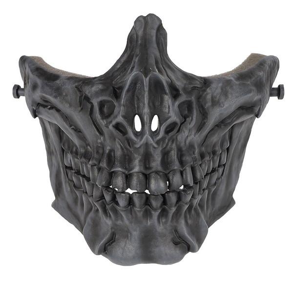 LayLax スカルフェイスガード シャドウブラック