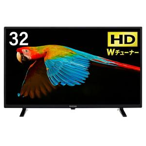 テレビ 32型 マクスゼン MAXZEN 32インチ 地上・BS・110度CSデジタル ダブルチューナー 外付けHDD録画機能 HDMI2系統 壁掛け対応 J32SK06