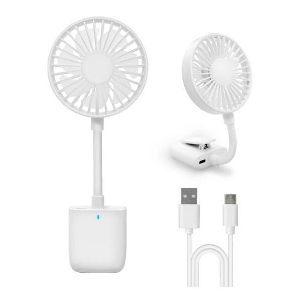 クリップファン クリップ付き扇風機 ハンディファン 強風 大風量 涼しい 3段階 卓上 小型 軽い ...