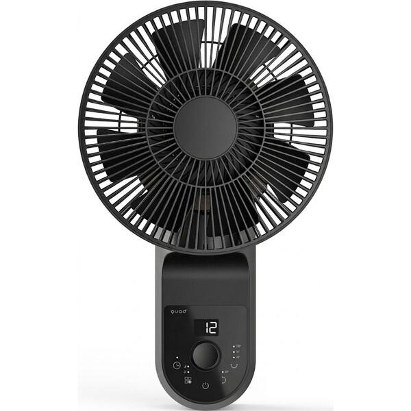 扇風機 壁掛けファン 風量12段階 DCモーター QS669BK 8枚羽 イージーフィットエア 壁掛...