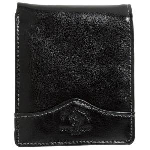 ポロ&ラケット クラブ 二つ折り財布（ブラック）