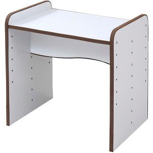 JKプラン FES-0001-WHBR ホワイト/ブラウン キッズシリーズ キッズデスク メーカー直送