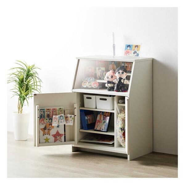 朝日木材加工 OPN-8060ST-WH ホワイト 推し活ラック オシピタ