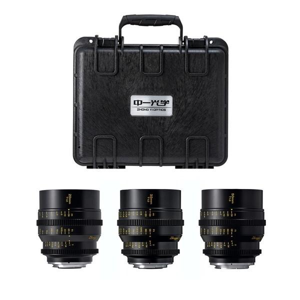 中一光学 SPEEDMASTER T1.0 3SET X カメラ用交換 単焦点レンズ 3本セット (...