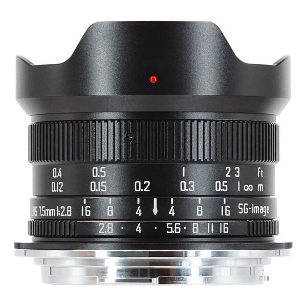 SG-image SG 7.5mm F2.8 RF C ブラック 交換レンズ (APS-C キヤノン...