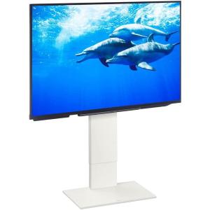 朝日木材加工 WS-J600-BK 左右首振り機能付き 壁寄せTV台 ダーク