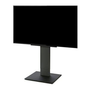 朝日木材加工 WS-J600-BK 左右首振り機能付き 壁寄せTV台 ダーク