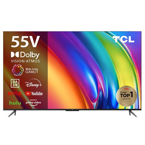 テレビ 55型 液晶スマートテレビ TCL 55インチ TV 4K対応 55P745 地上 BS C...