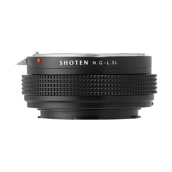 SHOTEN NFG-LSL ブラック マウントアダプター (ニコンFマウント(Gタイプ対応)レンズ...